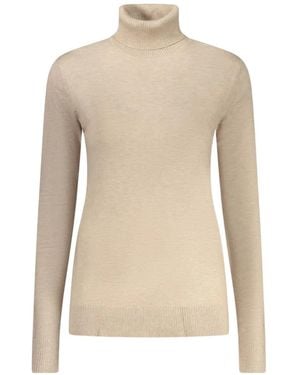 Norway 1963 Turtleneck Fine-Knit Jumper - Natural