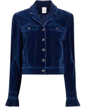 Cinq À Sept Deryn Fluwelen Jack - Blauw