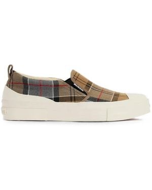 Barbour Cowan Slip-On Trainers - White