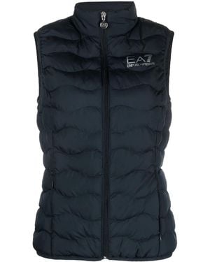 EA7 Core Padded Gilet - Blue