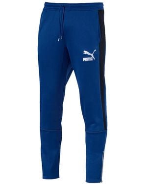 PUMA Quilted Track Trousers - Blue