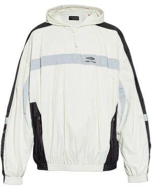 Balenciaga 3B Sports Icon Hoodie - Weiß