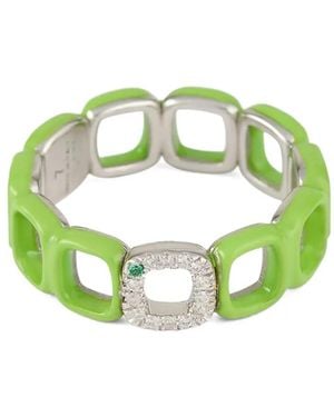 Ivi Anillo Toy cuadrado - Verde