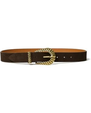 Twinset Suede Belt - White
