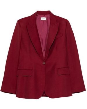 P.A.R.O.S.H. Single-breasted Blazer - Red