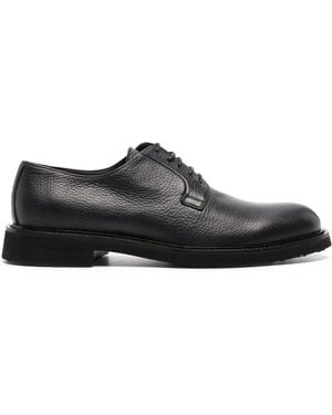 Casadei チェルボ レザーダービーシューズ - ブラック