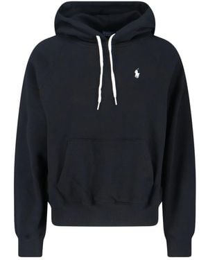 Polo Ralph Lauren Polo Pony-Embroidered Hoodie - Blue
