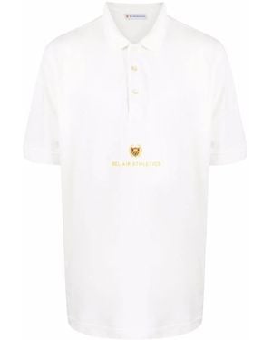 BEL-AIR ATHLETICS Poloshirt Mit Logo-Stickerei - Weiß