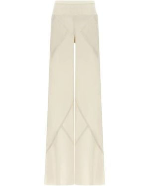 Rick Owens Pantaloni Con Taglio Sbieco - Neutro