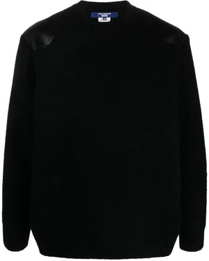 Junya Watanabe クルーネック プルオーバー - ブラック