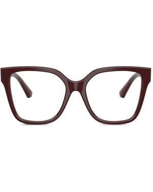 Burberry Square Frame Glasses - Purple