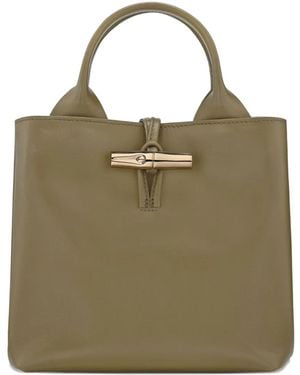 Longchamp ル ロゾ ハンドバッグ S - グリーン