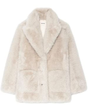 Zadig & Voltaire Jas Met Sjaalkraag - Wit