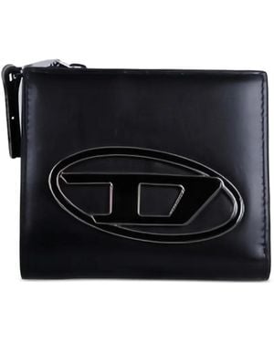 DIESEL 1dr Bi Fold Zip L 財布 - ブラック