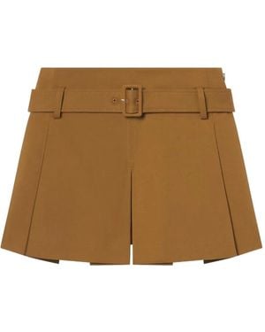 A.L.C. Pantalones cortos Como con cinturón - Marrón