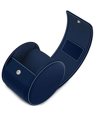 Kross Studio Leather Reinforced Watch Box - Blue