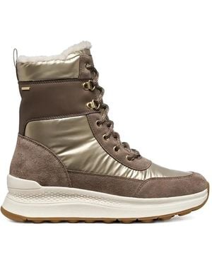 Geox Spherica Actif X2 Abx Lace Up Boots - Brown