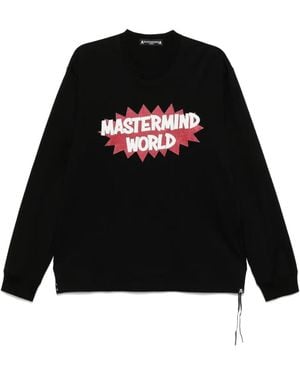 MASTERMIND WORLD Logo-Printed T-Shirt - Black