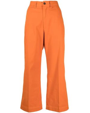 Polo Ralph Lauren Wide-Leg Cropped Chinos - Orange