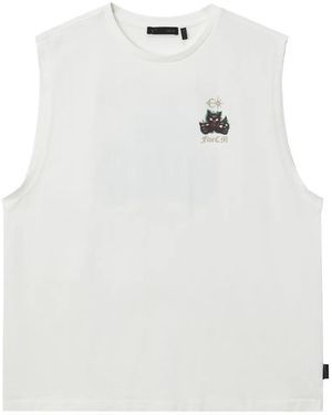 FIVE CM Sleeveless T-Shirt - White