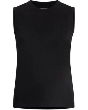 Another Tomorrow Sleeveless T-Shirt - Black