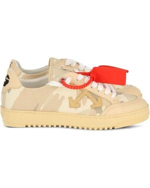 Off-White c/o Virgil Abloh カモフラージュ スニーカー - オレンジ