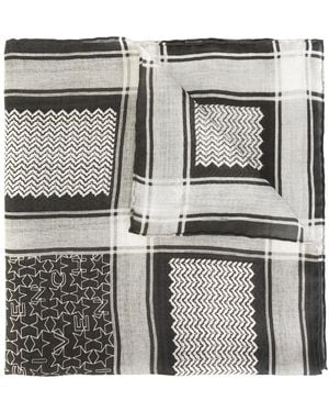 Givenchy Schal Mit Print - Grau