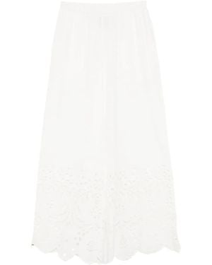 Bambah Eyelet Pants - White