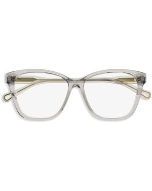 Chloé Transparent Glasses - Pink