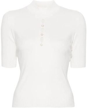 Twinset Pull À Détails De Clous - Blanc
