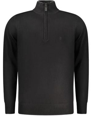 COVERI MOVING Zip-Up Jumper - Black