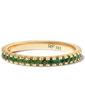 Roxanne First Bague Eternity En 14Ct Serti De Grenat - Métallisé