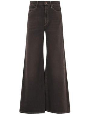 CIGALA'S Whiskering-Effect Jeans - Black