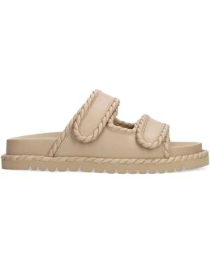 Bibi Lou Braided Leather Sandals - ホワイト