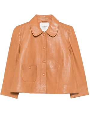 Ba&sh Chaqueta con cuello Peter Pan - Naranja