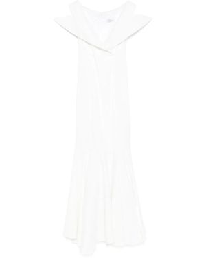 Vestiaire d'un Oiseau Libre Off-The-Shoulder Dress - White