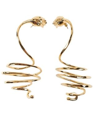 Chloé Tulip Spiral Earrings - Metallic