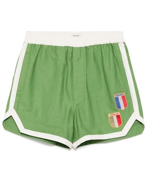 Bode Euro ショートパンツ - グリーン