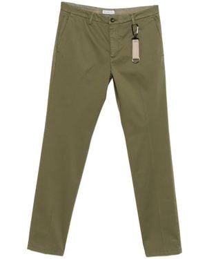 Manuel Ritz Belt-Loops Skinny Trousers - Green