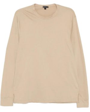 James Perse Jersey Long-Sleeve T-Shirt - Natural