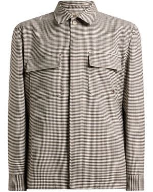Etro Gingham Jacket - Grey