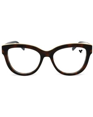 DKNY Occhiali Da Sole Cat-Eye Con Effetto Tartarugato - Nero