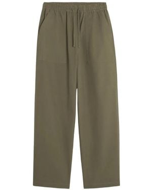 Maison Kitsuné Drawstring-Waistband Trousers - Green