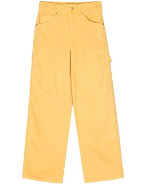 Ulla Johnson High-Rise Straight-Leg Jeans - Jaune