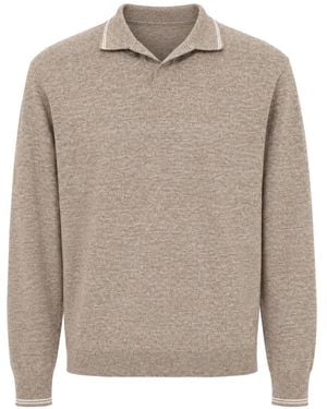 Paul & Shark Fine-Knit Long-Sleeve T-Shirt - Natural