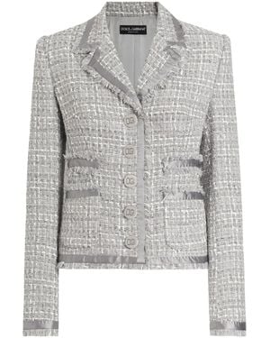 Dolce & Gabbana Dolce & Gabbana Jackets - Gray