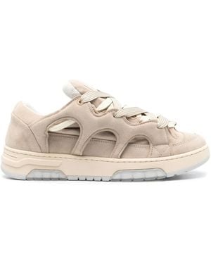 Santha Model 1 Suede Trainers - Natural