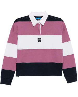SPORT b. by agnès b. Logo-Patch Polo Shirt - Pink