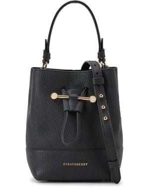 Strathberry Borsa A Spalla Lana Osette - Nero