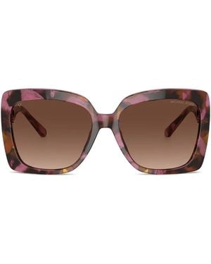 Michael Kors Oversize-Frame Sunglasses - Brown